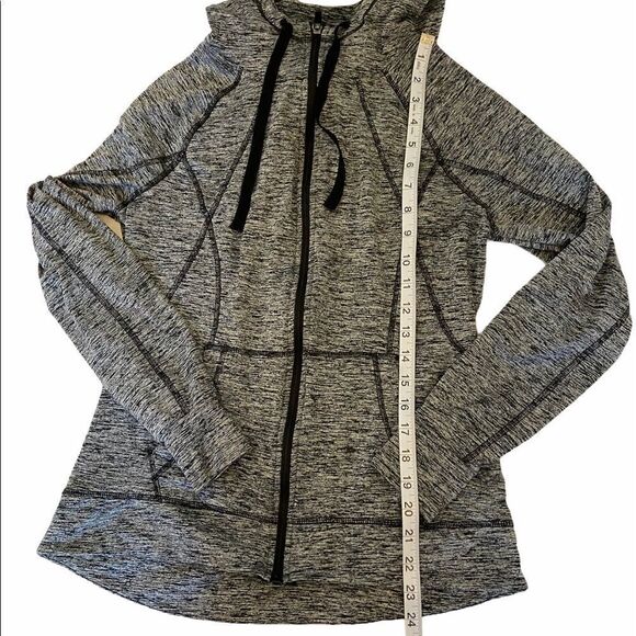 NWOT CHAMPION Duo Dry Heathered Grey Zip Hoodie S - Picture 8 of 9